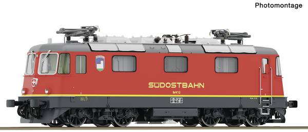 Roco 7500170 Elektrická lokomotíva H0 Re 4/4 III 43 (jednosmerný prúd)   Elektrická lokomotíva Švajčiarskej juhovýchodnej železnice (SOB)