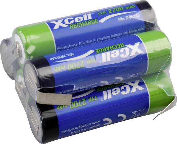 XCell  akupack - sada nabíjacích batérií 5x mignon (AA)  Ni-MH 6.0 V 2700