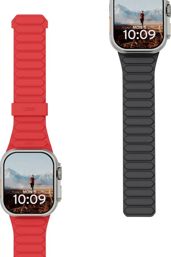 UAG Strap  42 mm, 44 mm, 45 mm, 46 mm, 49 mm Ash Grey, lávová