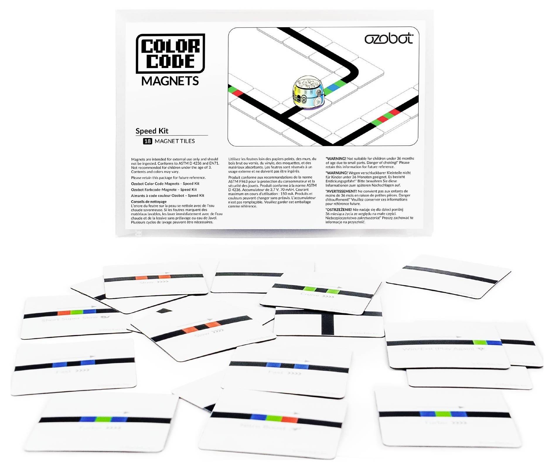 Ozobot Sada rýchlosti magnetov Farbcode Box-1