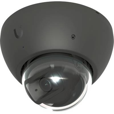 Kupola bezpečnostná kamera s reflexným tintovaným objektívom, zobrazená spod dola na bielom pozadí.