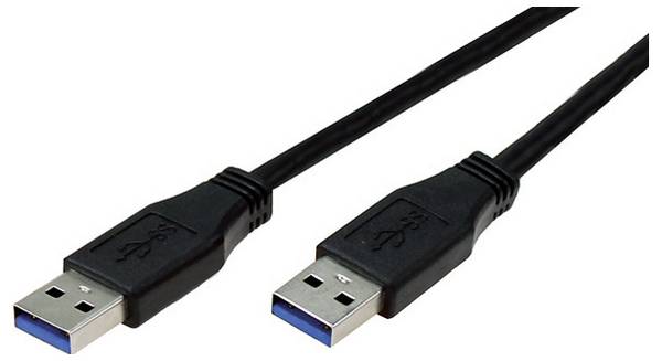 Bachmann USB kábel USB 3.0 USB-A zástrčka 1 m čierna PVC plášť 918.081