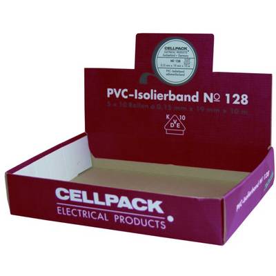 CellPack No.128 Aufsteller 145861 Electrical tape set červená (d x š x v) 57 x 287 x 200 mm 1 ks-0