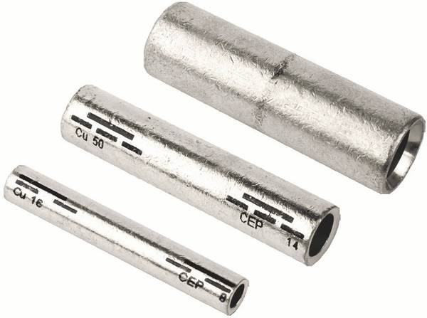 CellPack 125966 Krimpovacia spojka pocínovaný  10 mm² neizolované  1 ks