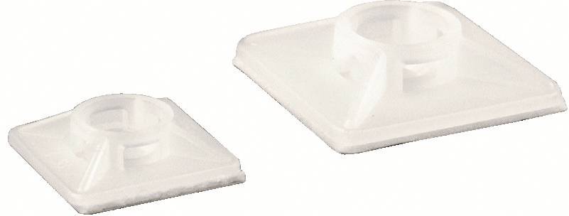 Montážna základňa KZB2K 5/prírodná (d x š x v) 27 x 27 x 6 mm bezfarebná KZB2K 5/natur CellPack Množstvo: 100 ks-0