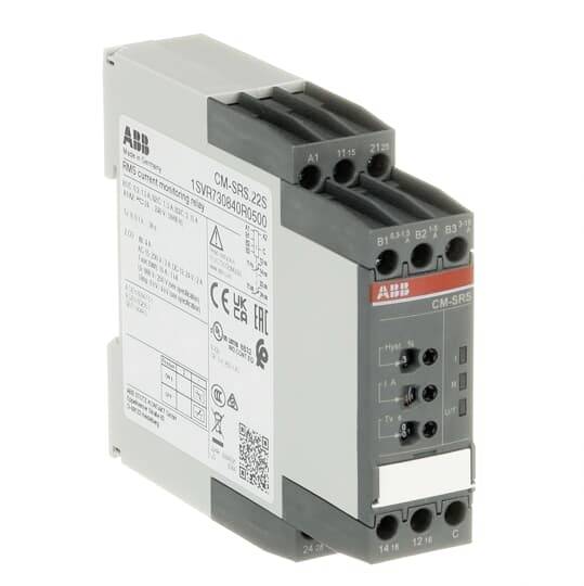 ABB CM-SRS.22S 24-240V Stroombewakingsrelais 24, 24 - 240, 240 V/AC, V/DC 2x wisselcontact, 2x NC, 2x NO 1 stuk(s)