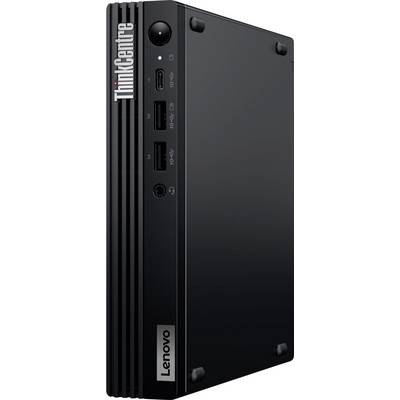 Lenovo ThinkCentre kompaktný počítač s vežou na pracovnú plochu s viacerými predný USB portami a tlačidlom napájania.