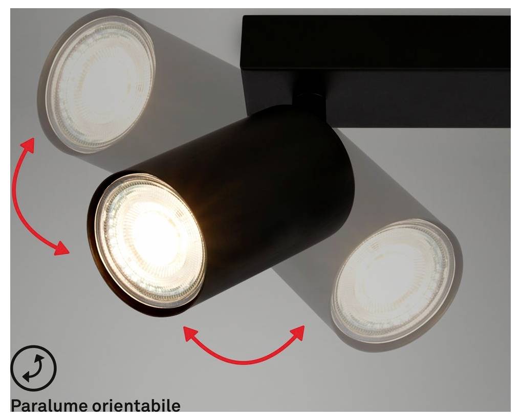 Briloner TIB 2172025 stropná lampa LED GU10 9 W čierna-15