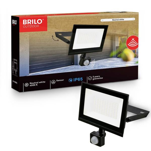 Briloner VARO 4055015 LED vonkajšie nástenné osvetlenie   50 W neutrálna biela