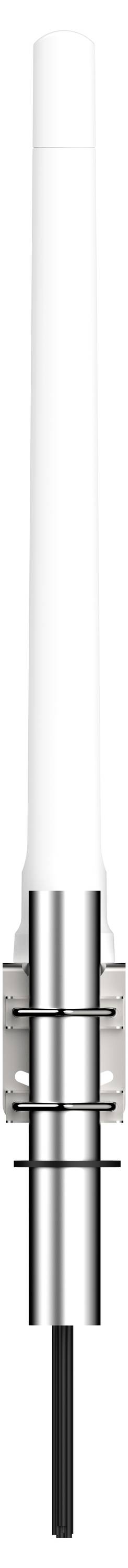 Biely a strieborný stylus pero zobrazené vertikálne na prostom bielom pozadí.