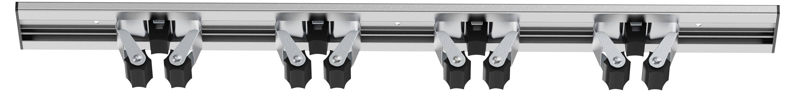 TOOLCRAFT TO-11386254 Držiak náradia TOOLCRAFT s lištou, 4-dielna sada (d x š x v) 480 x 43 x 53 mm 1 ks-4