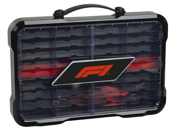 F1® - Vitrína s osvetleným logom