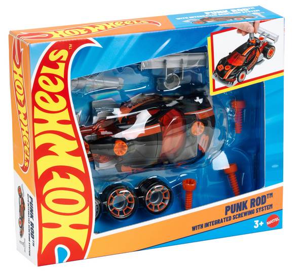 Hot Wheels - PUNK ROD™ s integrovaným skrutkovacím systémom