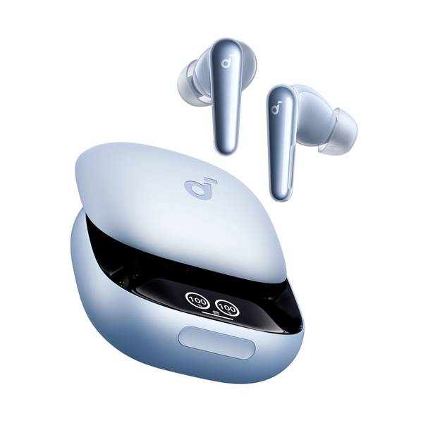 Anker Soundcore Liberty 4 Pro Headset otvorená (On Ear) Bluetooth, A3954G31, modrá, Redukcia šumu mikrofónu