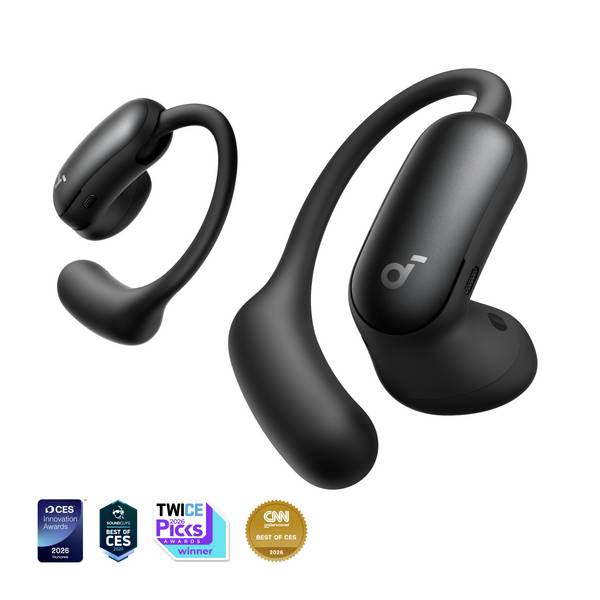 Anker Soundcore AeroFit 2 Pro Headset otvorená (On Ear) A3875G11, stereo, čierna