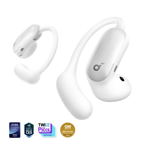 Anker Soundcore AeroFit 2 Pro Headset otvorená (On Ear) A3875G21, stereo, biela