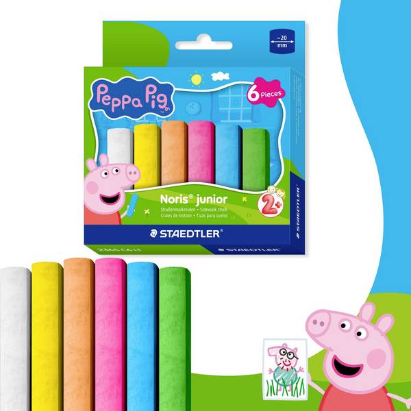 Staedtler krieda pre maľovanie na ulici 2365 C6 L1 6-farebná N/A 6 ks
