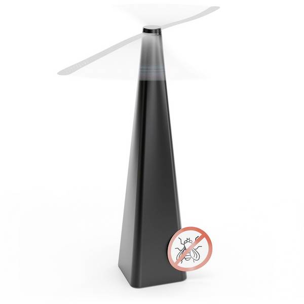 greate  901015 odpudzovač komárov a hmyzu  (Ø x v) 80 mm x 253 mm čierna 1 ks