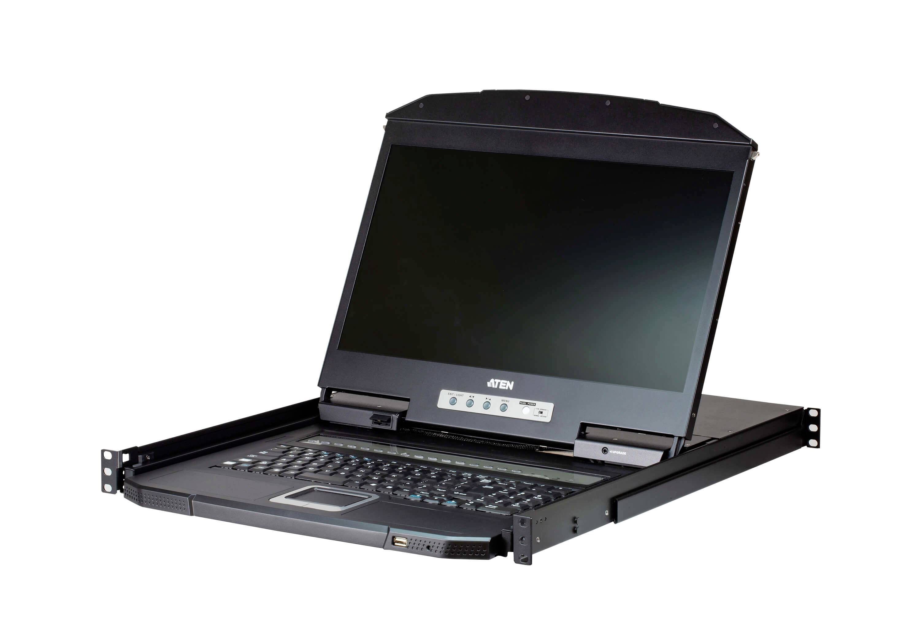ATEN CL3116NX KVM-Switch, 18,5Zoll TFT, (b x h x d) 480.6 x 631.7 x 42.8 mm 1 stuk(s)