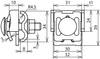 DEHN 365017 365017 skladacia svorka 1 ks