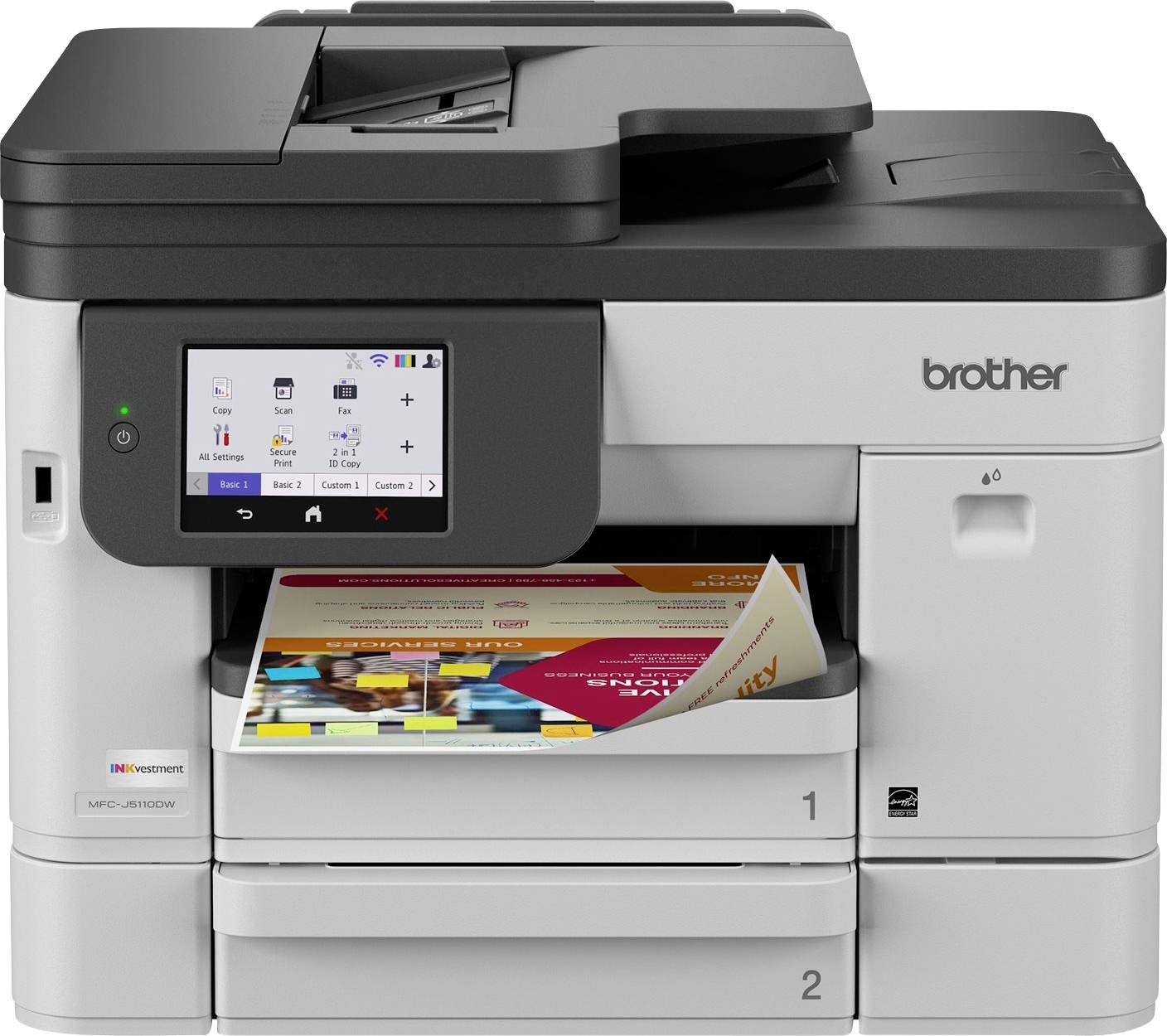 Brother MFC-J5110DW Multifunctionele printer Inkjet Kleur A4 Printen, scannen, kopi&euml;ren
