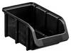 Hünersdorff 672500 úložný box, stohovateľné, (š x v x h) 102 x 74 x 164 mm, čierna, 1 ks