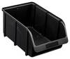 Hünersdorff 674500 úložný box, stohovateľné, (š x v x h) 207 x 155 x 332 mm, čierna, 1 ks