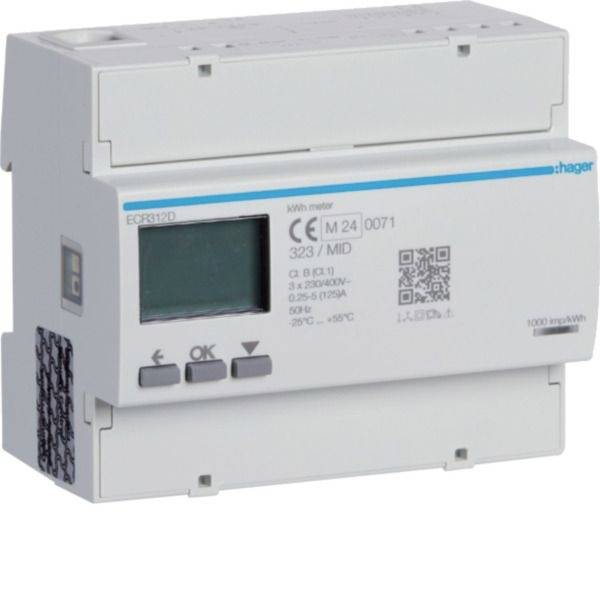 Hager digitálne/y elektromer, 1 ks