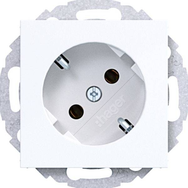 Hager #####Lichtweiß (glänzend) WAS1105WG