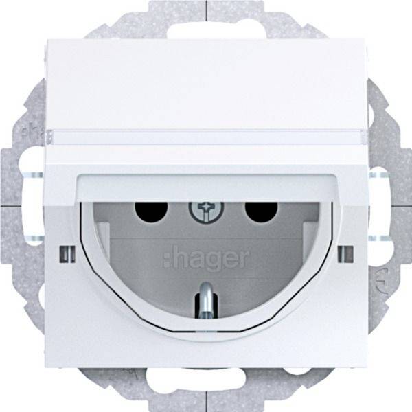 Hager #####Lichtweiß (glänzend) WAS1214WG