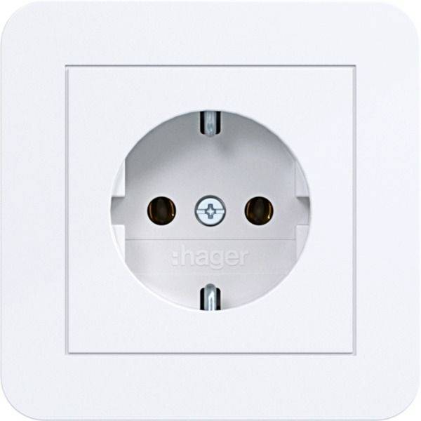Hager #####Lichtweiß (glänzend) WAS1121WG