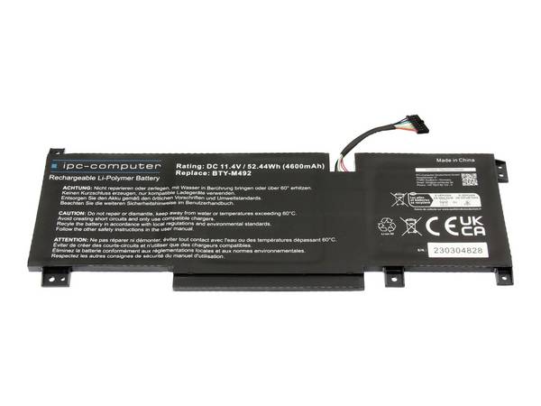 ipc-computer akumulátor do notebooku Akku S9N-0B3A2E0-AQ2 REPLACE 11.40 V 4600 mAh IPC-Computer