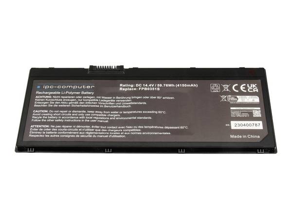 ipc-computer akumulátor do notebooku Akku FPB0351S REPLACE 14.40 V 4150 mAh IPC-Computer
