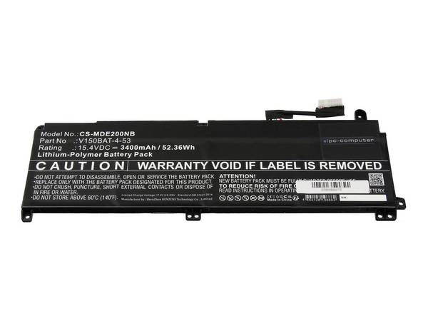 ipc-computer akumulátor do notebooku Akku V150BAT-4 REPLACE 15.40 V 3400 mAh IPC-Computer
