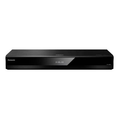 Čierny DVD prehrávač Panasonic s centrálnym digitálnym displejom zobrazujúcim 0:00.00 a zásobníkom na disky na pravej strane.