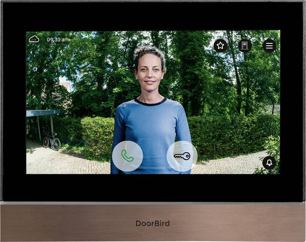 DoorBird A1104T Wi-Fi, LAN domové IP / video telefón vnútorná jednotka, bronz, 429614332