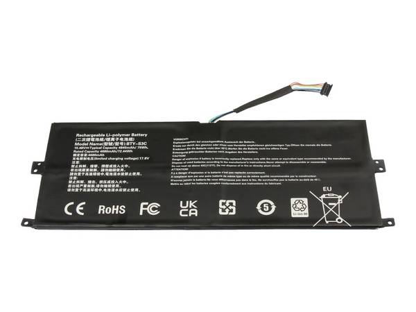 ipc-computer akumulátor do notebooku Akku BTY-S3C Replace 15.48 V 4845 mAh IPC-Computer