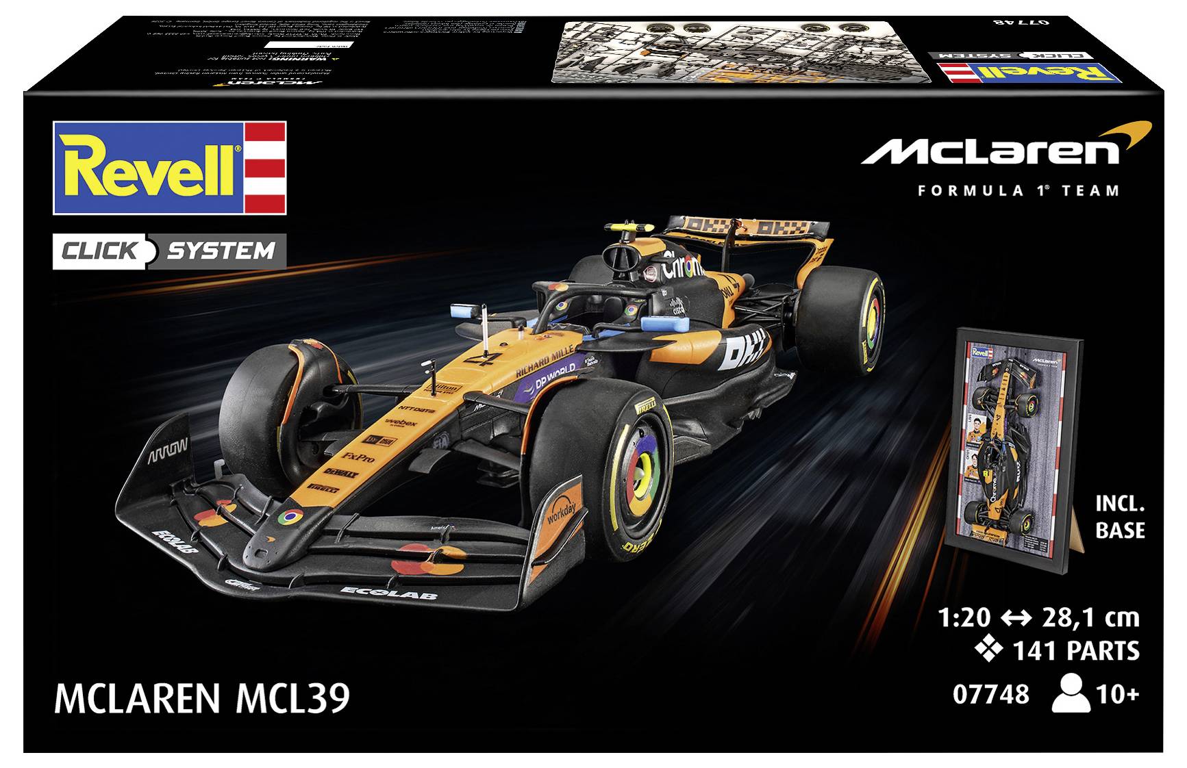 Revell 07748 "McLaren MCL39" - Click System model auta, stavebnica 1:20-22