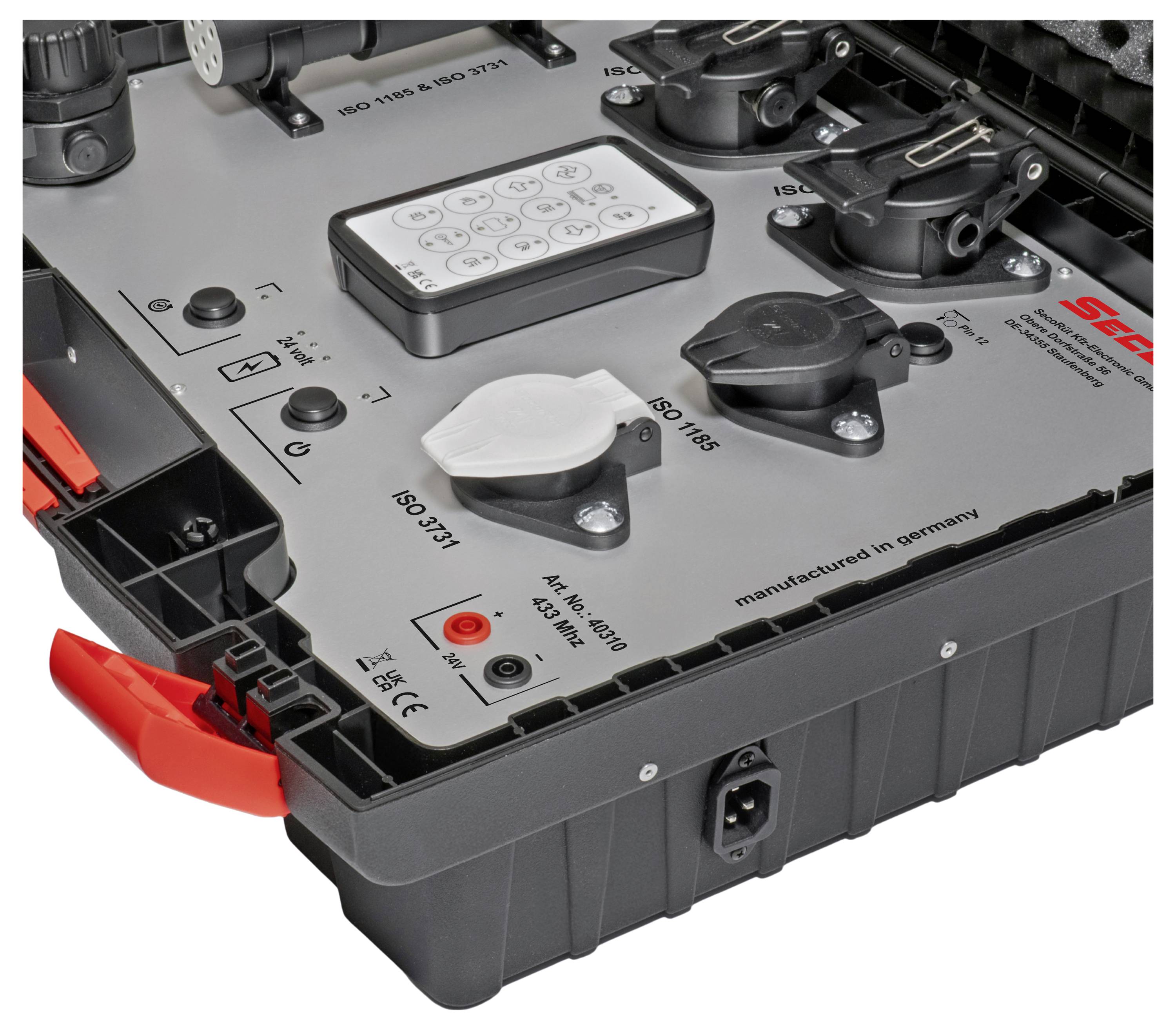 24 V SecoRüt SecoRüt Funk Werkstatt-Prüfkoffer 24 Volt Anhänger Zugfahrzeug 40310-1