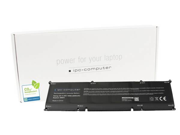 ipc-computer akumulátor do notebooku Akku 69KF2 REPLACE 11.55 V 6000 mAh IPC-Computer