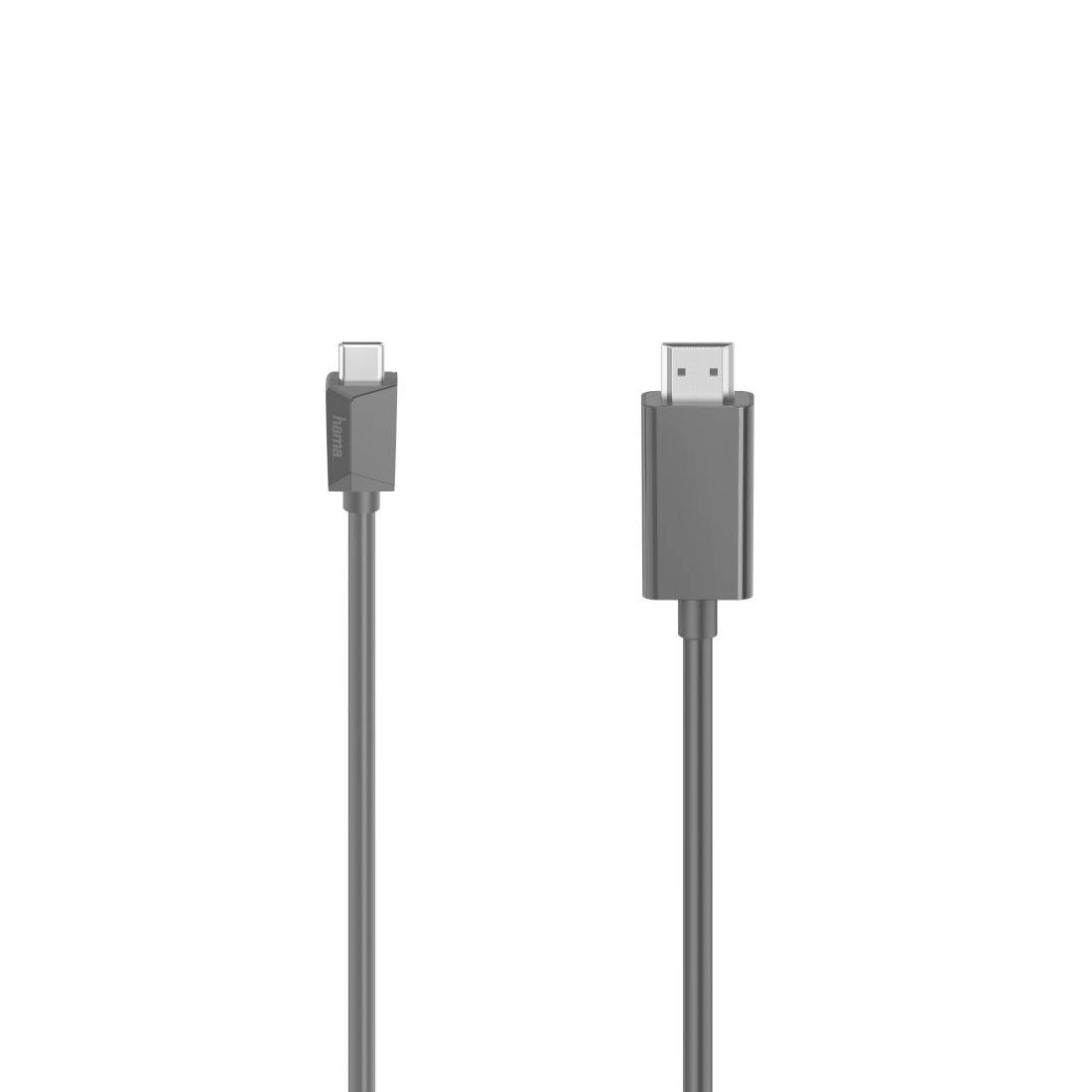 Zblízka kábel s dvoma konektormi: USB-C vľavo a USB-A vpravo, zobrazené na bielom pozadí.
