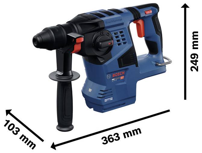 Bosch Professional GBH18V-28 -aku vŕtacie kladivo 18 V-2