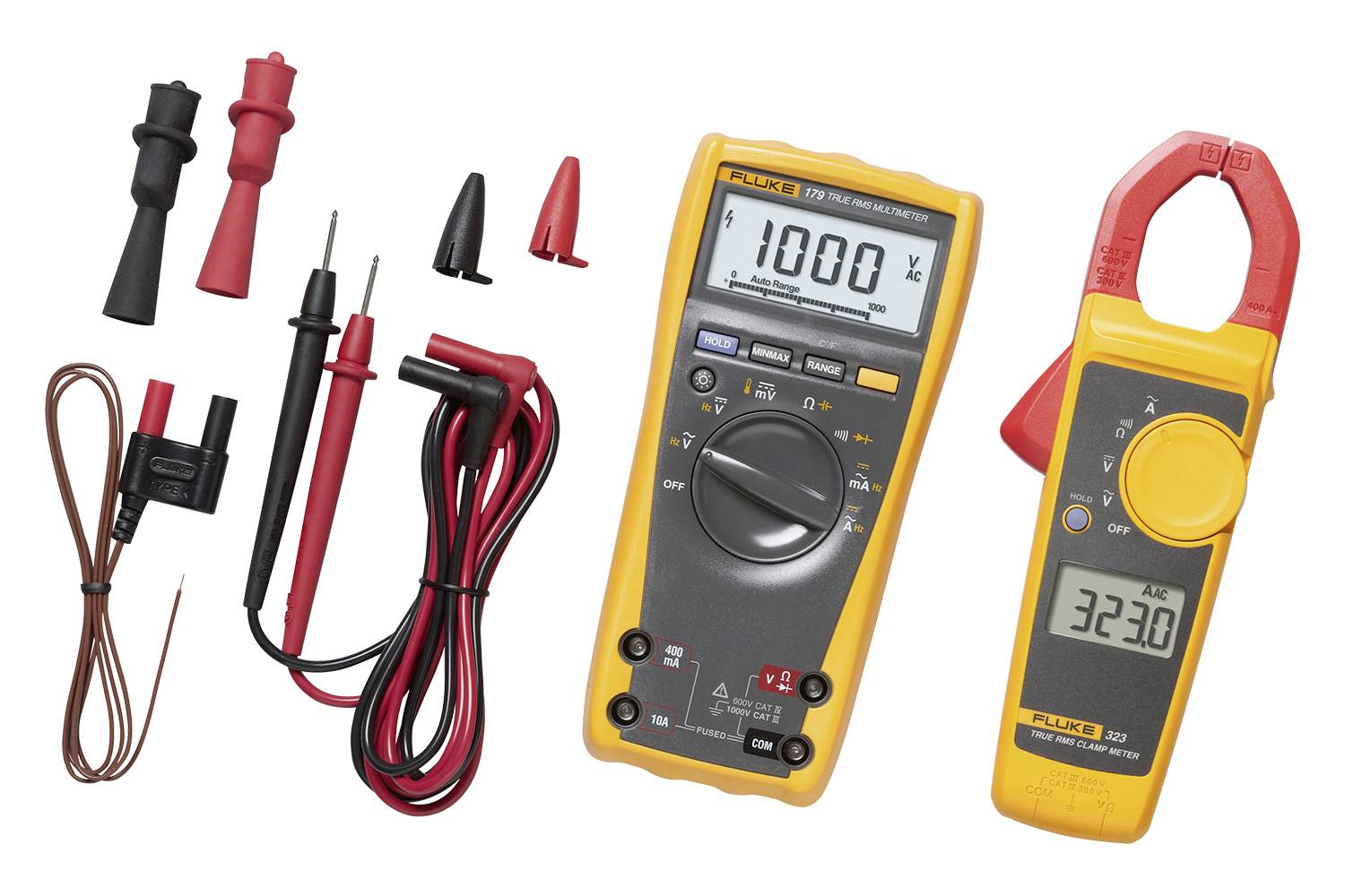 Fluke FLUKE-179-2/IMSK digitálne/y ručný multimeter, CAT III 1000 V, Displej (counts): 6000-0