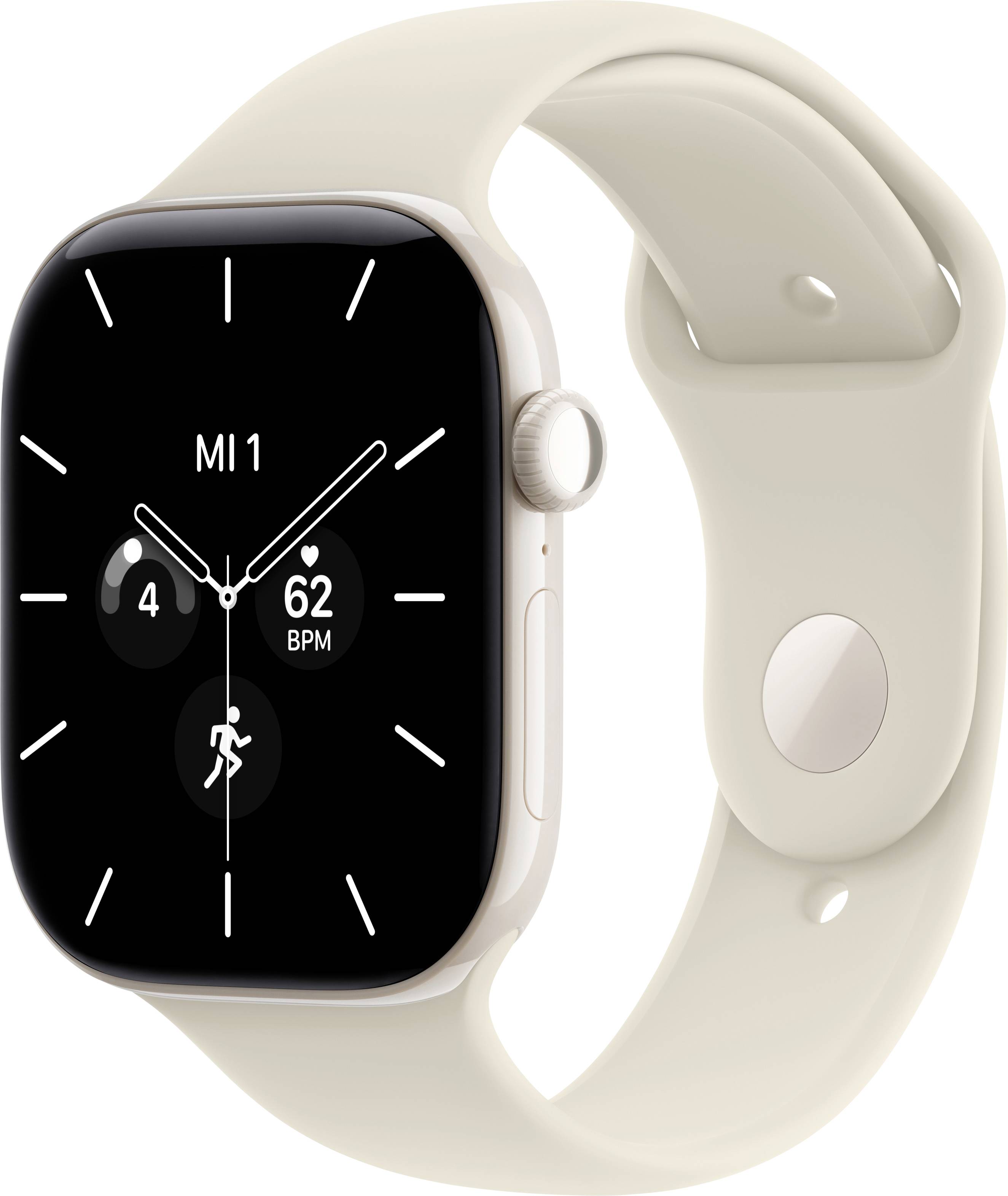 Apple Watch Series 12 GPS + Cellular 46 mm Keramické puzdro športové náramok piesková M/L