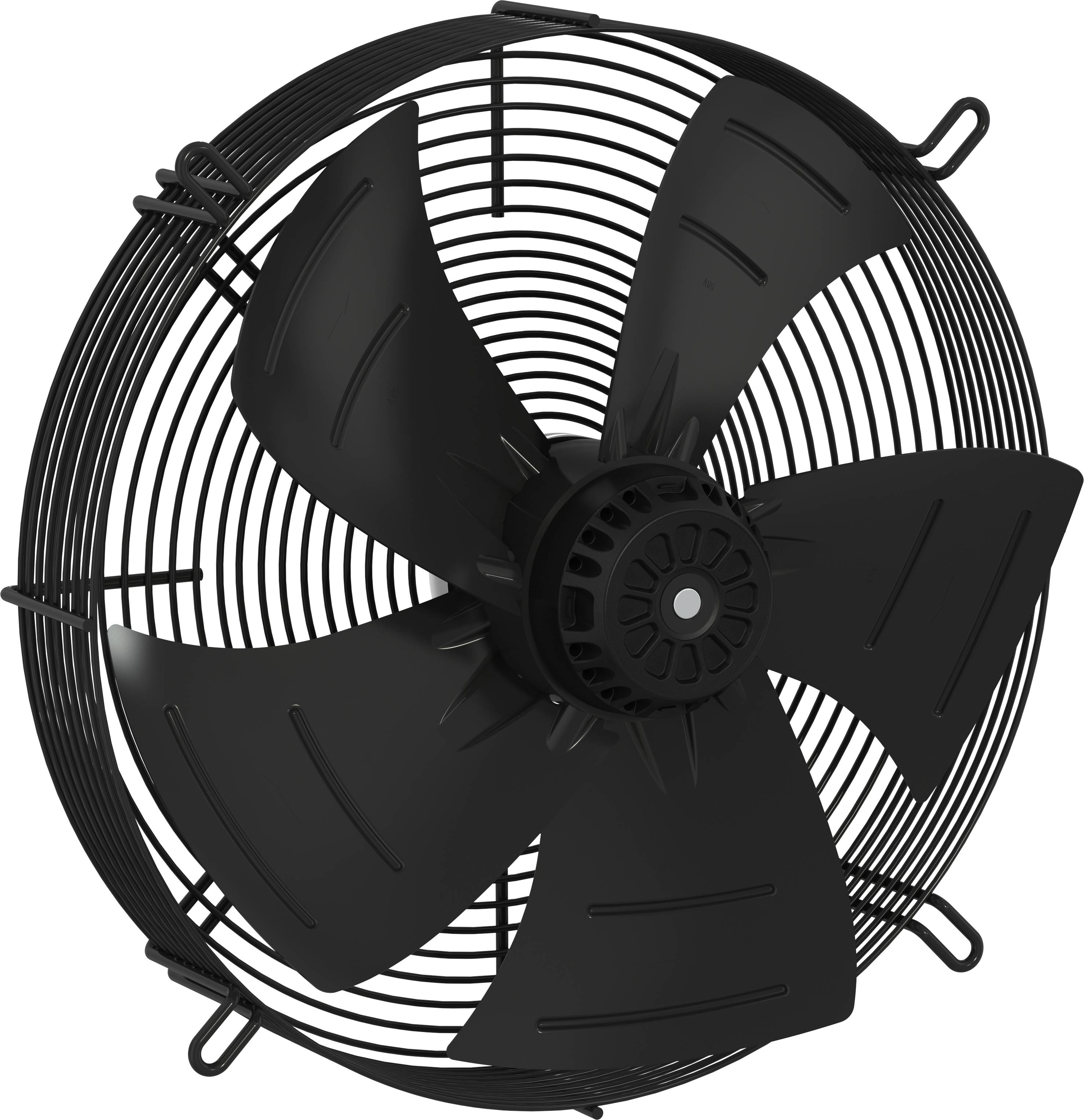 EBM Papst VNA0400X5NKS axiálny ventilátor, 230 V/AC, 4610 m³/h, (d x š x v) 132 x 489 x 489 mm, S4D400AP1204