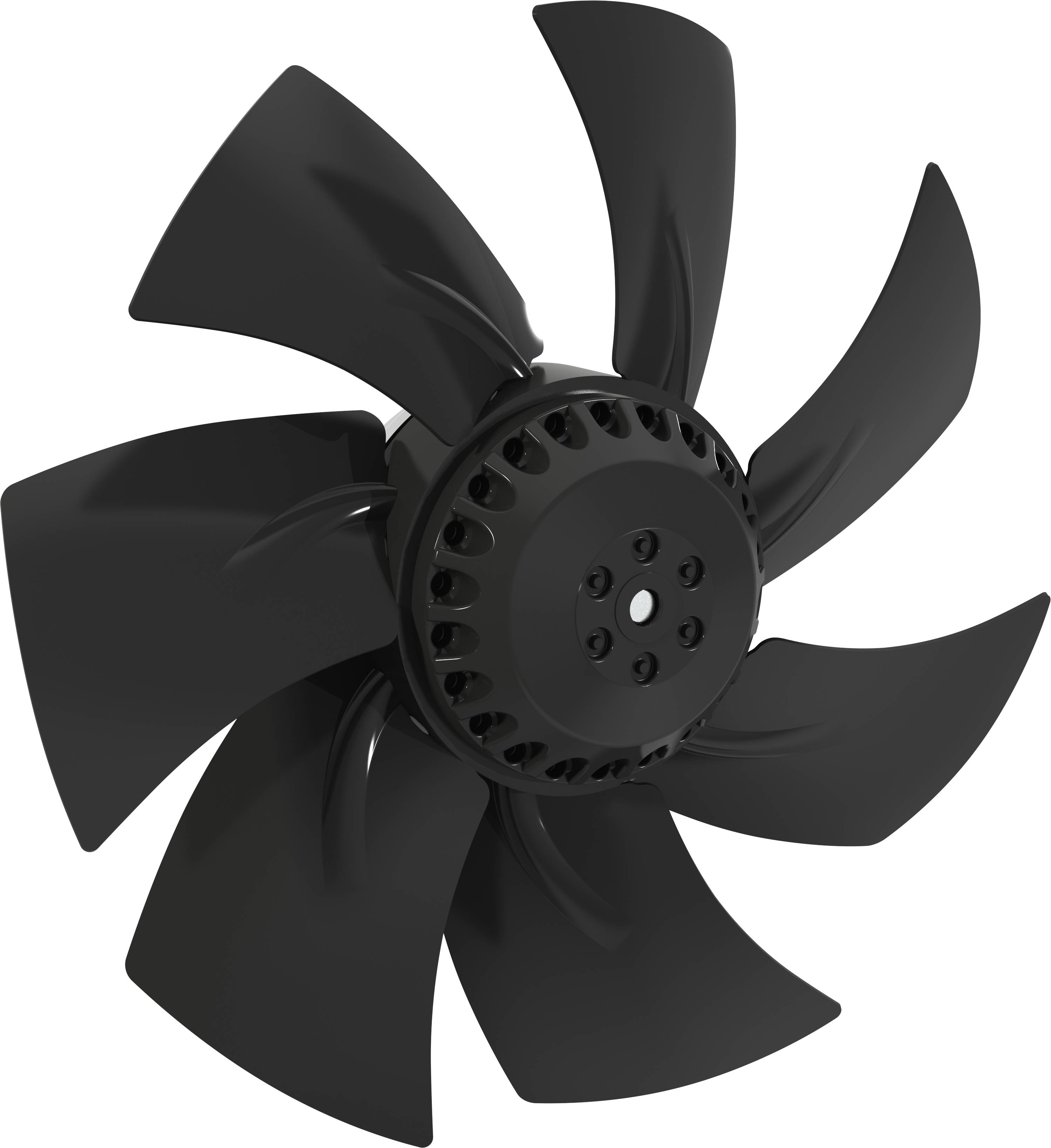 EBM Papst VVY0250X2MES axiálny ventilátor, 230 V/AC, 1970 m³/h, (d x š x v) 76 x 251 x 251 mm, A2E250AL0601
