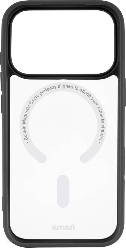 Hama Frame Protect, durchsichtig Cover Apple iPhone 17 Pro, iPhone 18 Pro čierna-0