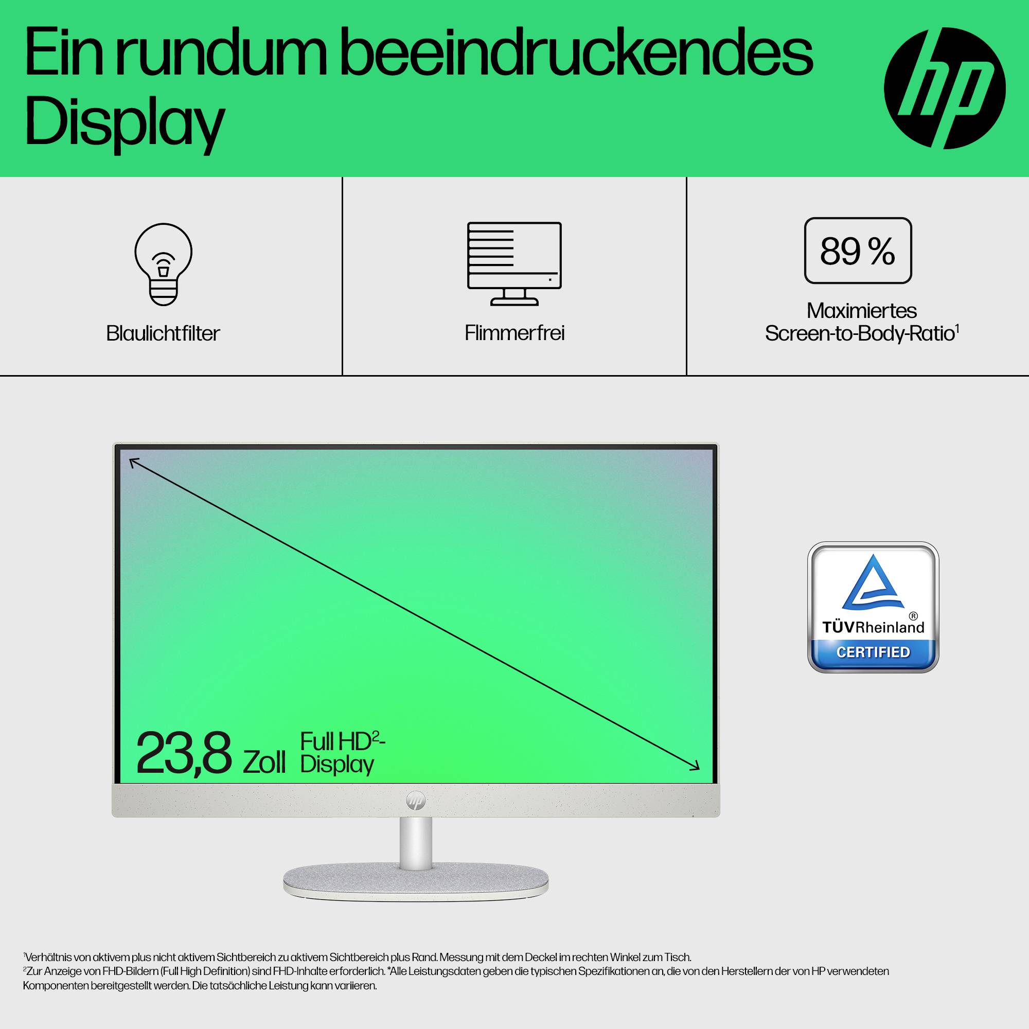 HP All-in-One PC AIO HP All-in-One PC 24-cr0112ng 23,8 N 60.5 cm (23.8 palca) Full HD Intel® Celeron® N100 8 GB RAM 512 -7