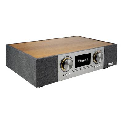 Albrecht DR 1000 27000 stolný rádio, FM, DAB+, CD, DAB+, USB, UKW, Spotify, vlašský orech-0