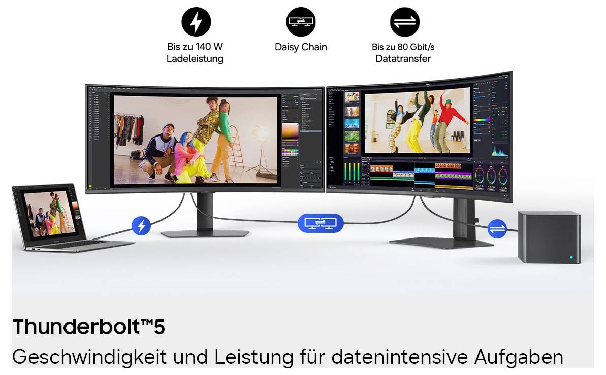Samsung ViewFinity S85TH LCD monitor 101.6 cm (40 palca) En.trieda 2021 G (A - G) 5120 x 2160 Pixel 4 ms VA LCD-20